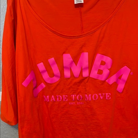 Zumba Fitness Red Women's Top - Picture 2 of 3